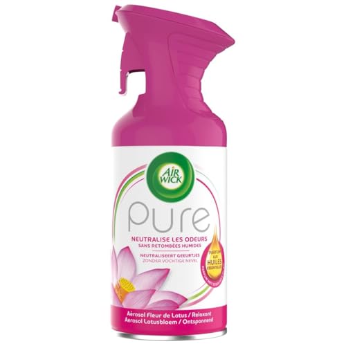 Air Wick - Désodorisants - Parfum Fleur de Lotus - Usage quotidien - Idéal pour la maison - Parfum relaxant - 250 ml - M