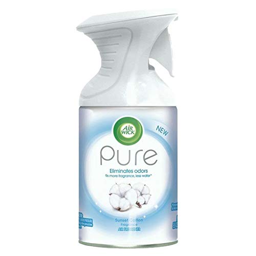 Désodorisant Airwick Pure Freshmatic 250 ml pour la maison - Effet frais - Parfum relaxant - Grande quantité (2 Sprays)