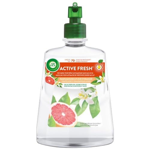 Air Wick Désodorisant Maison Spray Automatique Sans Gaz - Durée Maximale - Parfum Citron - 10 Unités