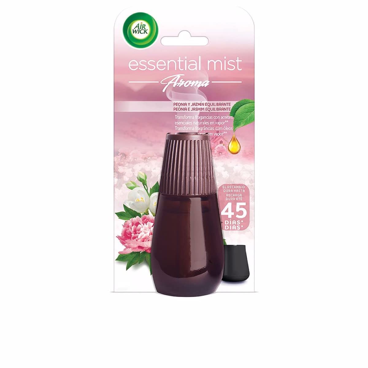 Ambiance Diffuseur de Parfum White Bouquet 20 ml pour Maison et Bureau – Huile Essentielle Naturelle pour Relaxation et 